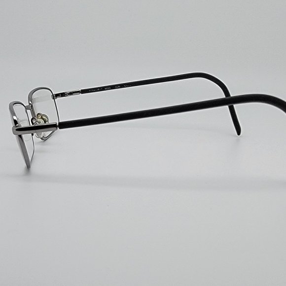 TitanFlex M920 Gunmetal Grey Titanium Rectangular Eyeglasses Frame 52-19-126 - Picture 3 of 12